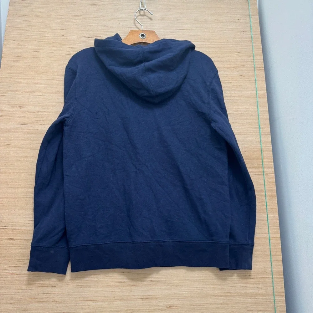 Gap Kids Navy Blue Full Zip Logo Hoodie Sweatshirt XXL 5343